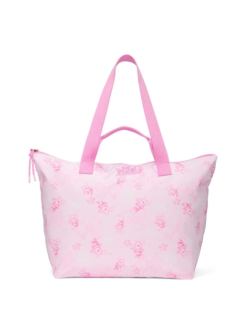 New PINK Victoria's Secret LoveShackFancy Tote Bag Large Purse Floral NWT